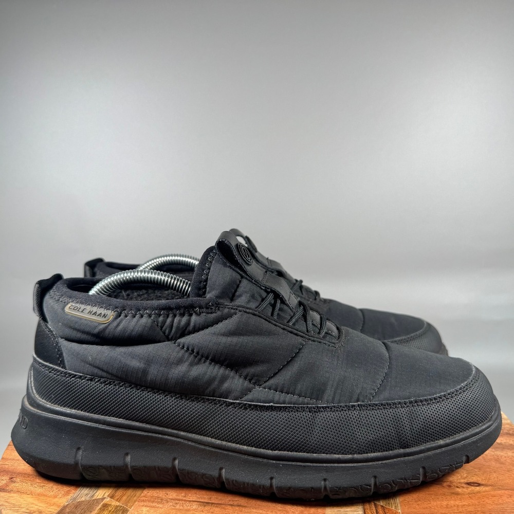 Cole Haan Zerogrand Outpace Puffer Mens 9 Black Insulated Shoes C35685